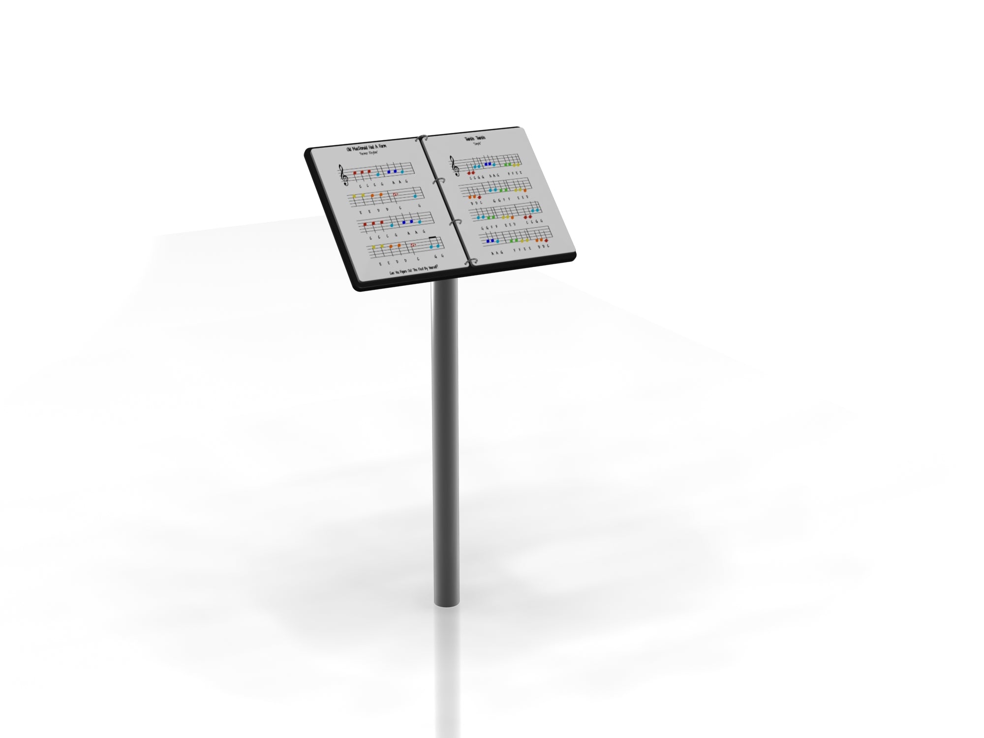 Cavatina und Musikbuch (2 Seiten / 4 Melodien)