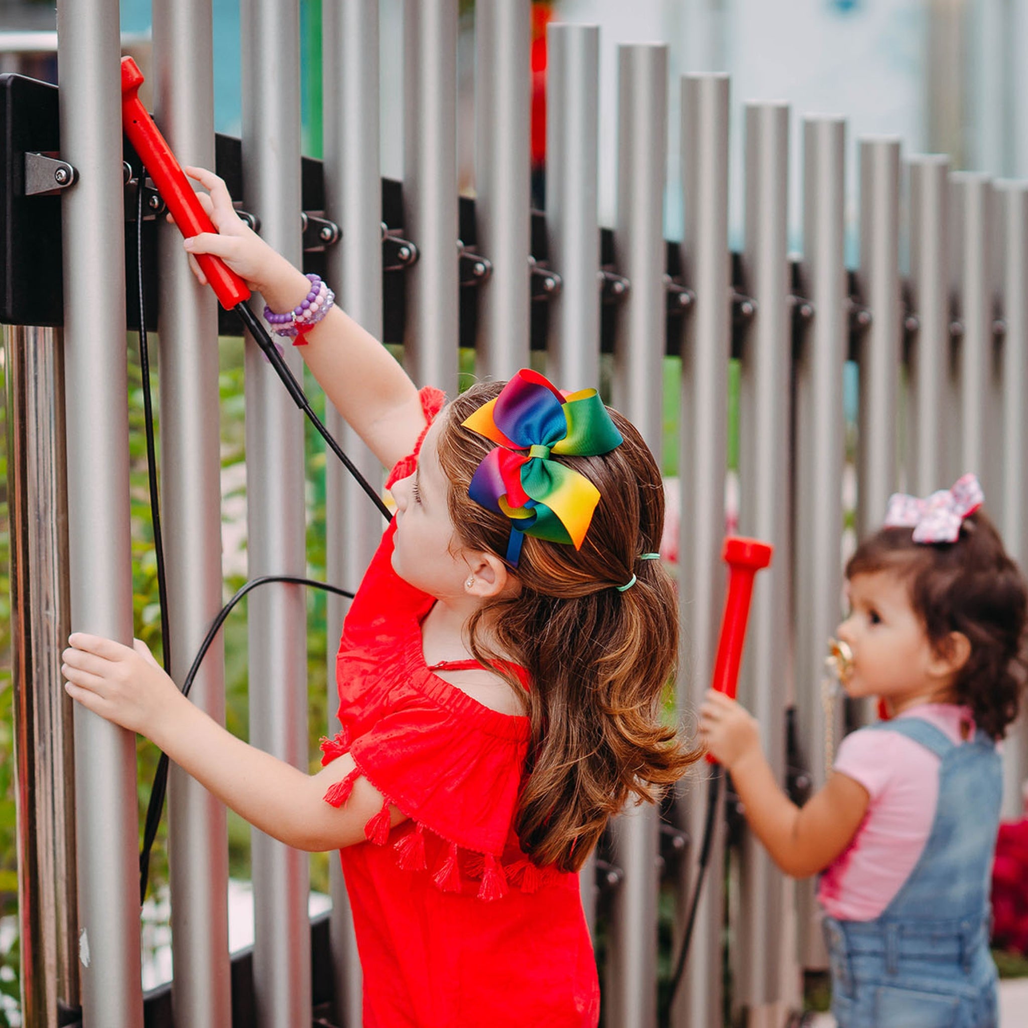 Diatonisk Symfoni Freechimes – udendørs klokkespil på legeplads