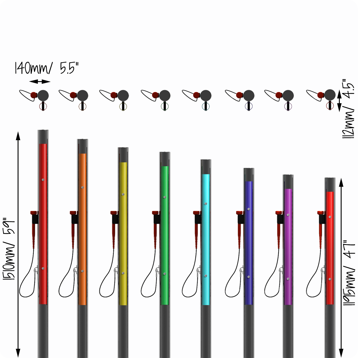 Calypso-Klangspiele, diatonisch (8er-Set)