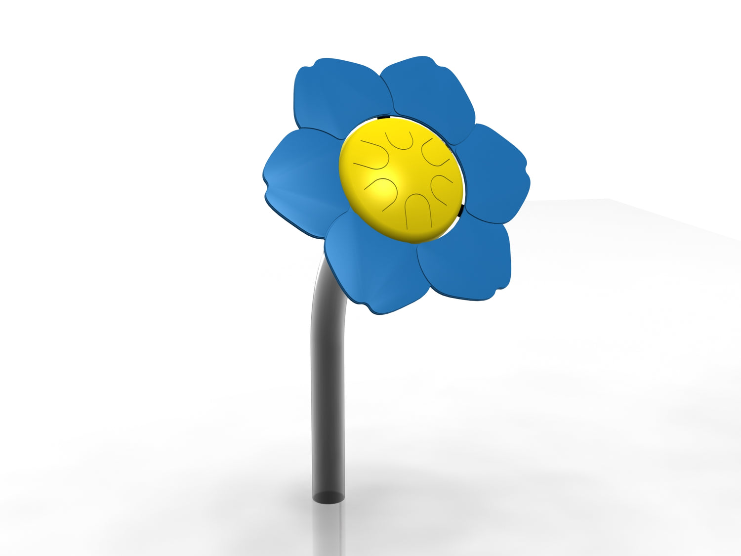 Blütenblatttrommel Vergissmeinnicht