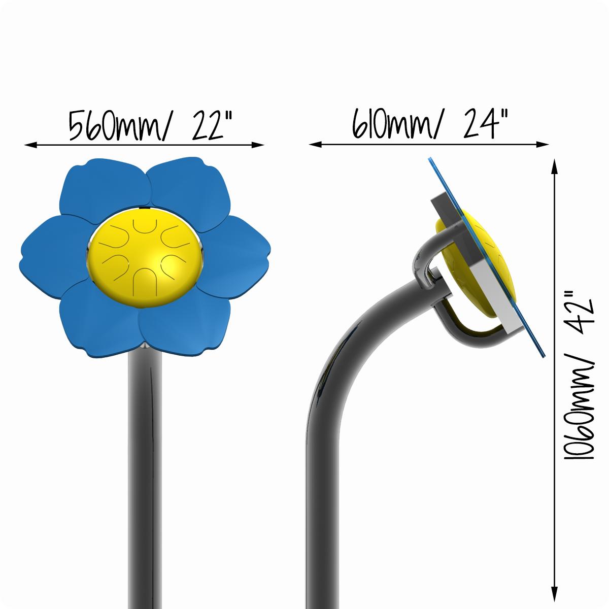 Blütenblatttrommel Vergissmeinnicht